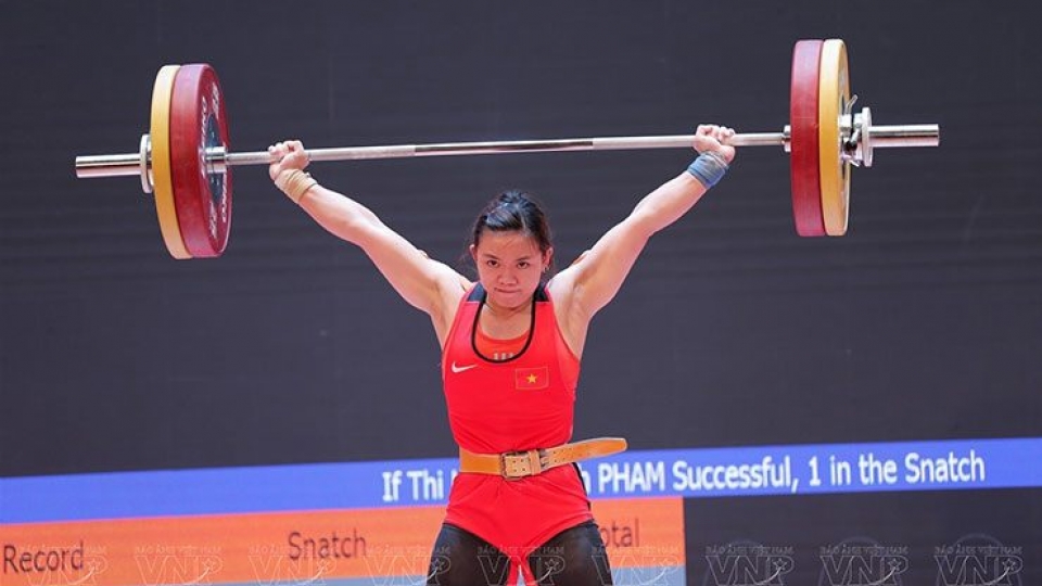 Vietnam bags eight golds at Southeast Asian weightlifting championships